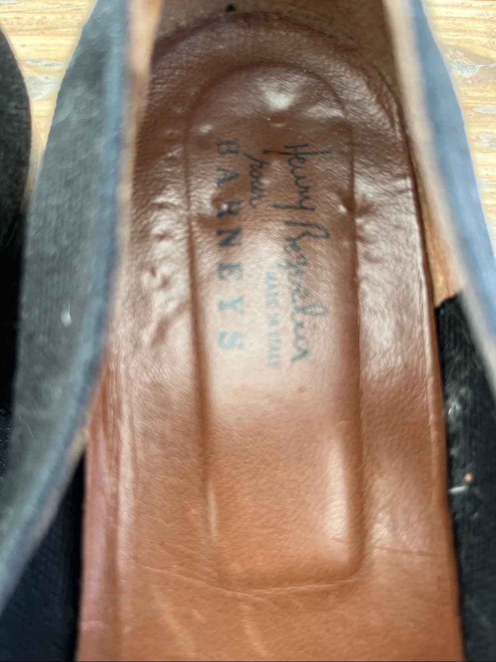 Barney’s black Canvas size 40 Henry Bequelin ( Henry Cuir)